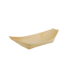 Disposable Serving Pieces Wood Boat, Natural, 19x10cm (Pack 50)
