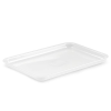 Plasticforte Rectangular White Plastic Tray Large 40x29.5x2cm