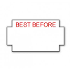 SATO NOR 3/9 B Labels White "Best Before" Freeze Adhesive (Pack 15000)