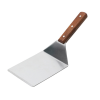 Wooden Handle Square Turner 20.5 x12.5cm