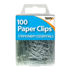 Tiger Silver Coloured Paper Clips (Pack 100)