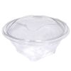 Clear Hinged Round Salad Bowl 12oz (Pack 50)
