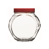Bella Glass Jar Medium with Red Lid 1.5 Litre