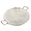 Round Stainless Steel Tawa With Handle 16"