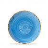 Churchil Stonecast Cornflower Blue Evolve Coupe Plate 6.5"
