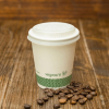 Vegware Biodegradable 72mm CPLA Hot Coffee Cup Lid fits 6oz (Pack 50) [20]