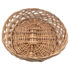 Natural Open Weave Willow Basket Oval 32x26cm