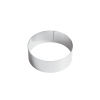 Ice Cream Cake Ring Stainless Steel 6cm high, 16cm wide
