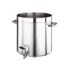 Paderno Series 1100 Stainless Steel Stock Pot With Tap 50 x 50cm 100L