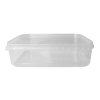 Microwaveable Clear Tamper Evident Rectangular Container and Lid 750ml (Pack 480)