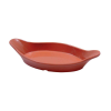 Vlencia Collection Thermo Set Resin, Oval Eared Dish, 22x12x4cm 235ml, Terracotta