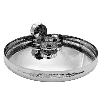Stainless Steel Hammered Curved Thali Set 32.5cm (with 4 Ramekins)