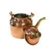 Copper Teapot with Brass Handle and Spout 35oz