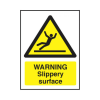 Self Adhesive Warning Slippery Surface Sign 150 x 200mm
