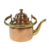 Copper Teapot with Brass Handle and Spout 35oz