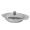 Stainless Steel Vegetable Dish with Lid 16cm