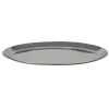 Steel Hammered Oval Platters 10"x5"