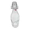 Swing Lid Round Glass Water Bottle 1 Litre
