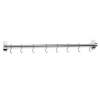 Lacor 18/10 Stainless Steel Wall hanger 8 Hooks 60cm