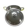 Stainless Steel Gratin Dish with Lid 6.5"