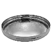 Stainless Steel Hammered Curved Thali Set 32.5cm (with 4 Ramekins)