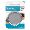 KitchenCraft Set of six Loose Base Tart Tins 10cm (Pack6)
