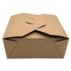 Kraft Biodegradeable Food Carton No 5, 152 x 120mm at base, 1050ml (Pack 150)