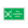 Self Adhesive Fire Assembly Point Sign