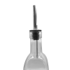 Glass Square Oil Bottle with Pourer 16oz