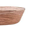Copper Oval Wire Basket 23cm