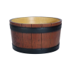 Ice Tub Barrel End with Wood Grain Finish 11 Litre / 19 Pints