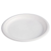 Bagasse White Round Plate (254mm/10") TP4 (Pack 50)