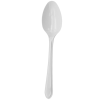 White Heavy Duty Plastic Reusable Spoons (Pack 100)