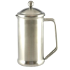 Single Wall 6 Cup Cafetiere with Satin Finish 900ml