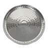 Steel Hammered Coupe Plate 17.5cm