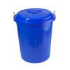 Plastic Bucket & Lid 1025 Blue 25 Litre