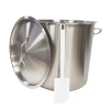 Professional Stainless Steel Deep Stock Pot 35cm, 33 Litres with Lid
