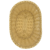 Woven Rattan Basket Oval Natural 33x20x12cm
