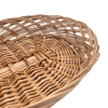 Natural Open Weave Willow Basket Oval 28x23cm