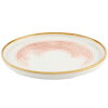 Churchill Homespun Accents Coral Walled Plate 10.25" (Pack 6)