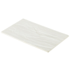 Slate Melamine Platter White GN 1/4 26.5x16cm