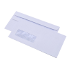 White Envelope DL Window Self Seal (Pack 50)