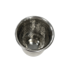 Moroccan Hammered Tumbler in Stainless Steel 8.5cm (d) x 11.5cm (h)