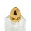 Cube Glass Salt & Pepper Shaker with Gold Top 15ml / 0.5oz