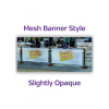 Mesh Single Sided Black Steel Cafe Barrier System - Full Set - 1.2m