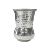 Moroccan Hammered Tumbler in Stainless Steel 8.5cm (d) x 11.5cm (h)