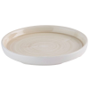 Churchill Stonecast Canvas Natural Walled Plate 6.3" (Pack 6)