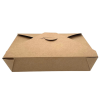 Kraft Biodegradeable Food Carton No 2, 195 x 140mm at base, 1451ml (Pack 280)