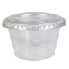 Plastic Portion Pot and Lid 4oz (Pack 100)