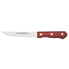 Tramontina Small Polywood Handled Steak Knife 22cm, Pointed Tip, Serrated Edge, Red